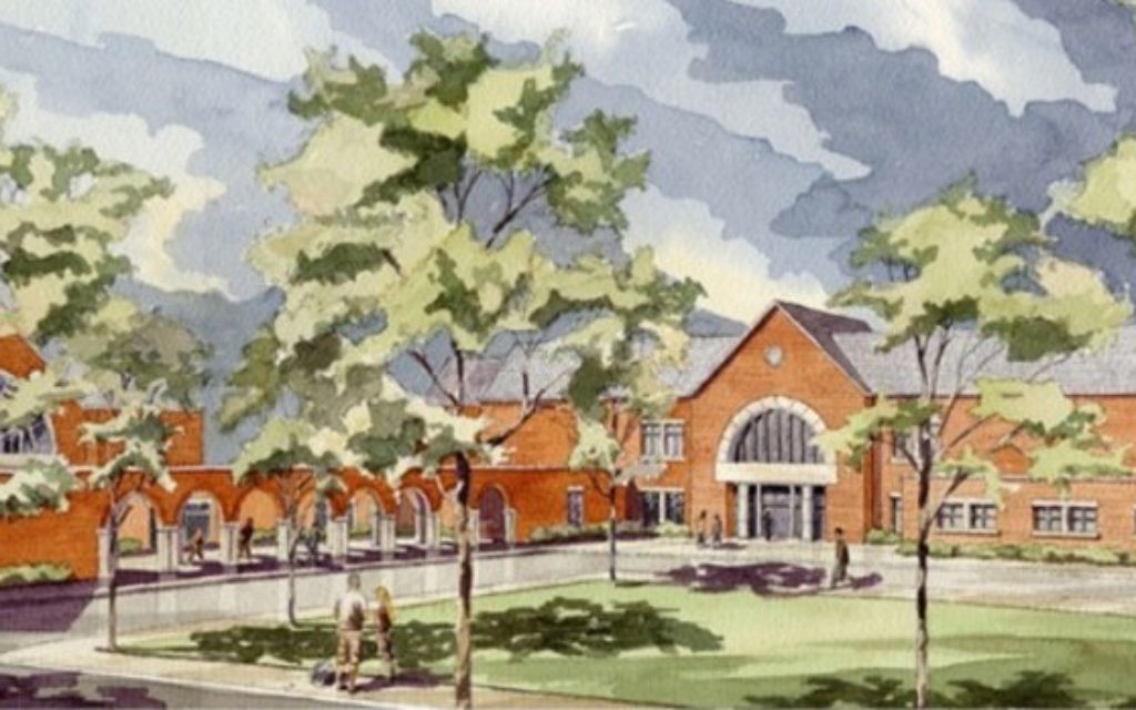 This pastoral artist's rendering, showing Peachtree Charter Middle School after renovations, is on the school's website (http://www.peachtreems.dekalb.k12.ga.us/Default.aspx).