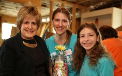 (From left) Barbara Fisher, Keren Fisher and Nina Flusberg represent three generations of AMIT volunteers.