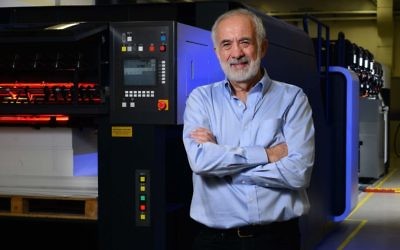 Tom Glaser Leadership Award winner Benny Landa decided at some point that rather than just change the printing industry, he would change the world.