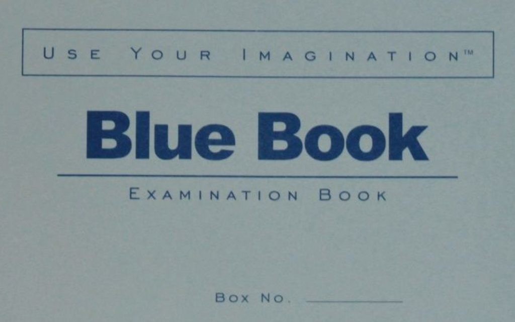 There was a time when the future revolved around Blue Books.