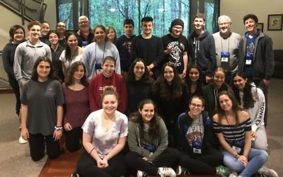 The two dozen students participating in the first Teen Israel Leadership Institute come from nine states and Israel.