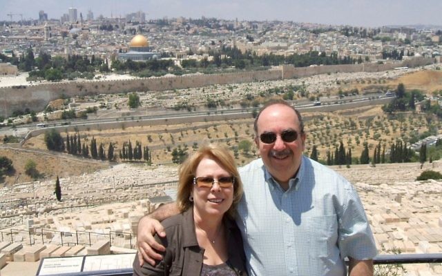 Ronit and Yitz Hermoni enjoy a visit back to Jerusalem.