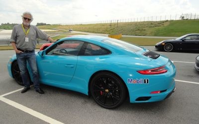 Kevin C. Madigan is ready to roll in a Porsche 911 Carrera S.
