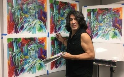 Paul Stanley took up painting 16 or 17 years ago.