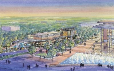City Springs is being hailed as the central community gathering place for the new city and its true heart or downtown.