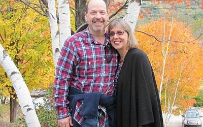 Mitch Cohen poses with wife Suzette who took her life 15 months after this photo.