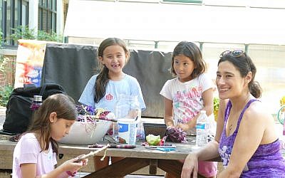 Kids at In the City Camp can participate in a number of arts and crafts projects.
