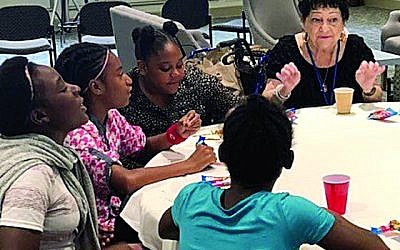Holocaust survivor Bebe Forehand shares her story of survival with homeless children.