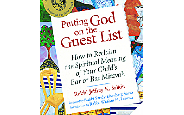 Putting God on the Guest List, Rabbi Jeffrey Salkin's bestseller, argues for more spirituality in bar mitzvah planning.