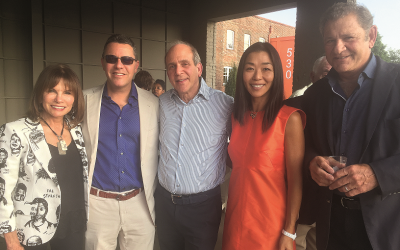 From left: Cathy Selig, honoree Kenny Blank, Stan Cohen, Julia Chi and Steve Kuranoff came out to celebrate.