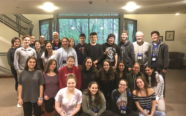 Participants of the Center for Israel Education's first Teen Institute in Atlanta in April 2018.