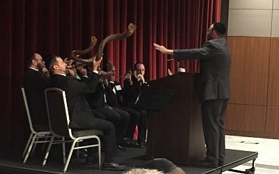 The Kollel rabbis always do an upbeat skit. This year’s Atlanta Shofar Orchestra did not disappoint.