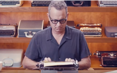 The 2018 MJCCA Book Festival features Tom Hanks who is an avid collector of antique typewriters. He writes about a different old typewriter in each of  the 17 short stories in his book Uncommon Type.