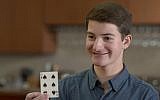 Magician and high school junior Ari Isenberg wants a career combining acting and filmmaking. He currently uses cards to entertain audiences.