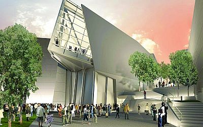 A rendering of the Liberators Pavilion at The National WWII Museum in New Orleans, La.