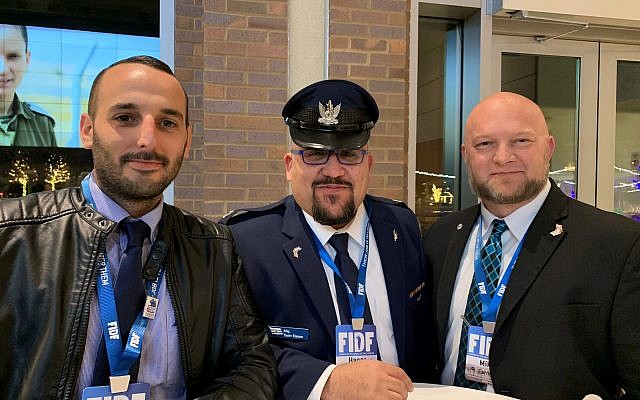 With a wealth of experience are IDF members Netanel Rappaport (Israeli Air Force maintenance), Maj. Yaniv Hassar (liaison officer for Warner Robbins) and Mike Carmel (manager of F15 fighter jets).