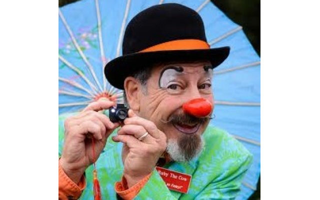 Reuben Haller as Ruby the Clown