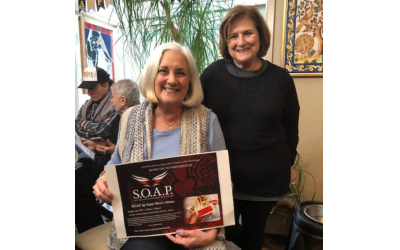 Linda Bressler and Margie Eden, S.O.A.P. co-chairs, are striving to reduce and hopefully eliminate child sex trafficking in Atlanta .