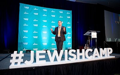 Jeremy Fingerman, CEO of the Foundation for Jewish Camp, opened the Foundation for Jewish Camp’s Leaders Assembly, the largest conference for the Jewish camp field that attracts more than 700 for networking and professional development opportunities.