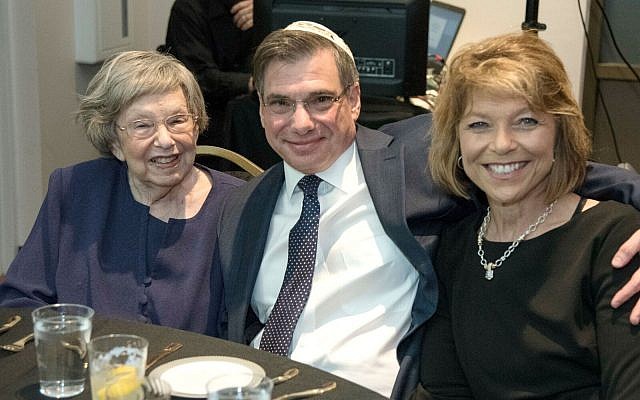 Honoree Bunnie Taratoot, her son Jeff, and daughter-in-law Esther Taratoot.