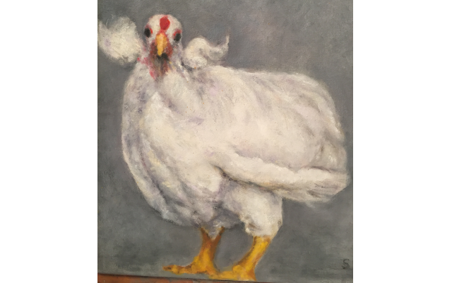 Holtz's "Ava" Chicken Painting