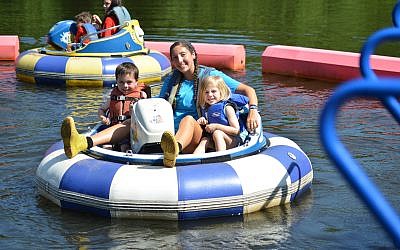 Water sports such as rowing and paddle boats are among the fun activities campers can choose.