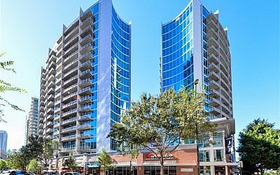 Plaza Midtown at 950 W Peachtree Street and 44 Peachtree Place boasts 452 homes on its 20 floors.