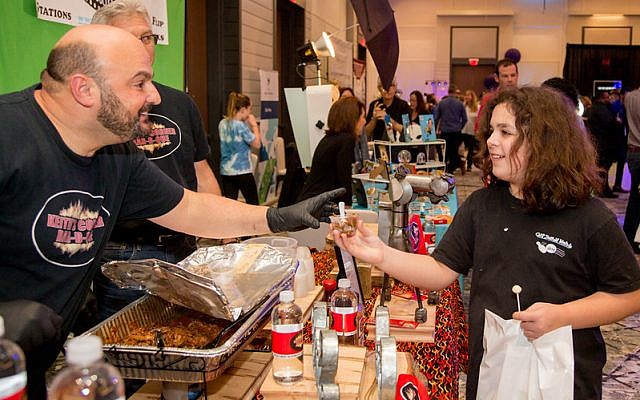 Caterers bring samples of their best dishes to wow Mitzvah teens and their families.