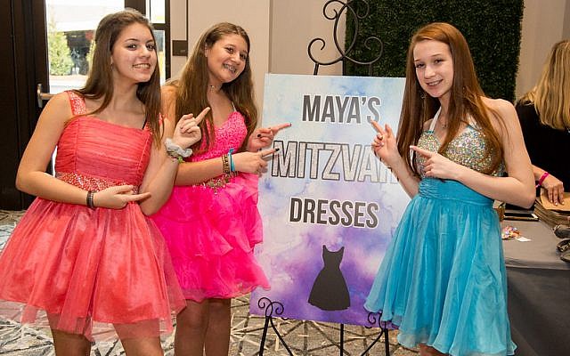 Once a year, teens run a party clothing resale boutique during the Expo as a Mitzvah project.
