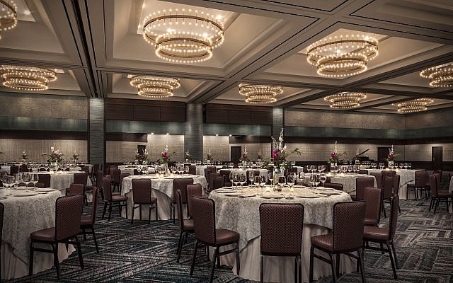 The Ravinia renovated ballroom is already booking dates for future simchas.