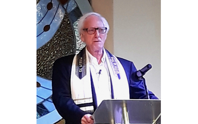 Bob Bahr spoke about spiritual light in Judaism at the Unity Atlanta Church in Norcross.