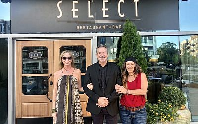 Jen Evans, Dave Green, partner/general manager of The Select, and Michal Bonell.