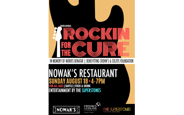 Rockin for the Cure is now in its third year, and its second at Nowak’s restaurant.