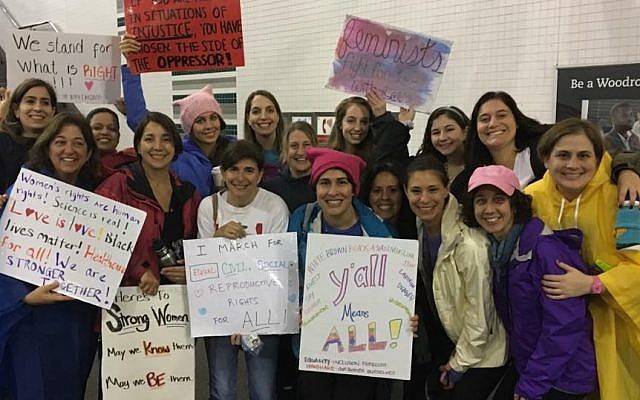 Photos courtesy of JDWS // JDWS joined the Women’s March in Atlanta in 2017.
