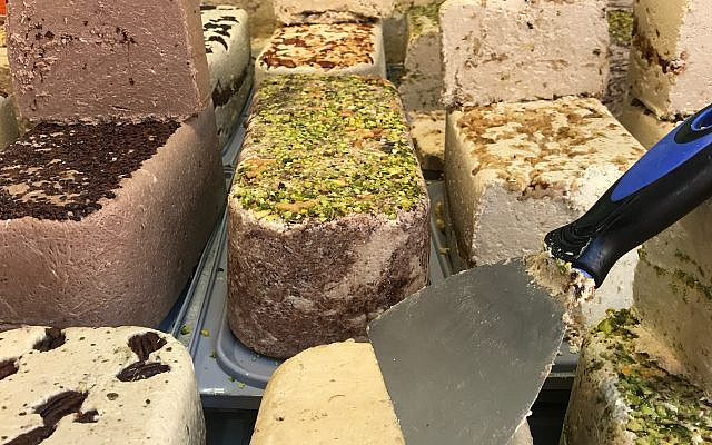 Photo by Staci Eichelbaum // Halva, pictured here from Jerusalem, is a sweet treat made from tahini, or sesame paste.