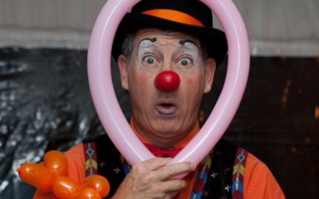 Known as Ruby the Clown, Reuben Haller entertains at various events.
