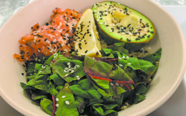 The avocado and Scottish salmon bowl is a menu fave.