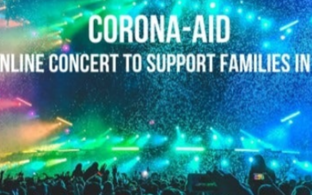 The Corona-Aid concert was a joint project between Kevin Abel and his college student son, Eric.