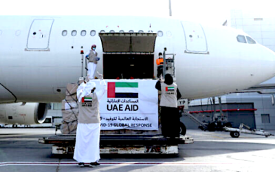 First-ever cargo flight between UAE and Israel brought medical supplies for Palestinians.