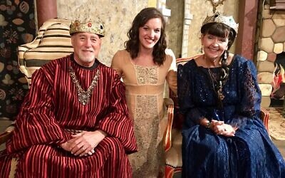 Last year, Grossman, left, co-starred in the Lionheart Summer Children’s production of “The Princess and the Pea.”