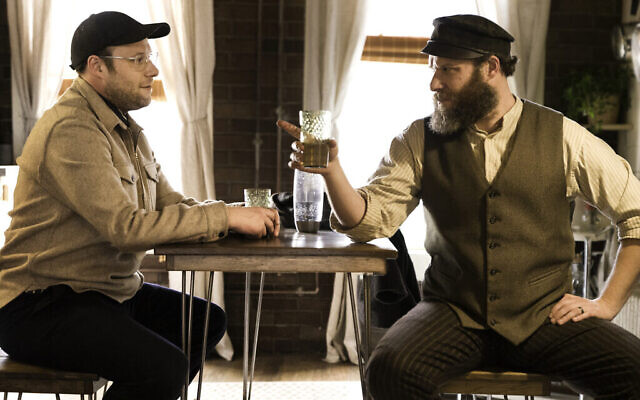 Seth Rogen plays a Russian-Jewish immigrant and his own great-grandson in 'An American Pickle.' (Courtesy HBO)