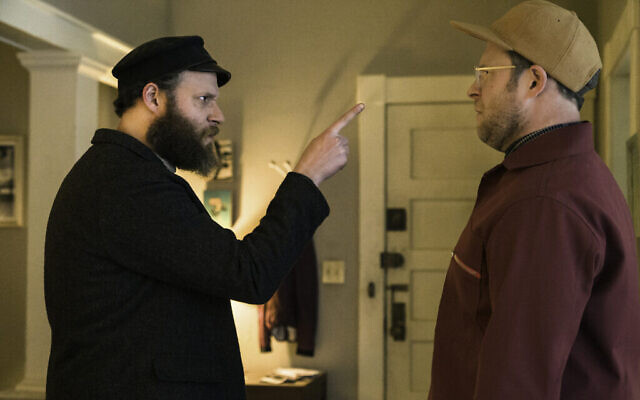 Seth Rogen plays a Russian-Jewish immigrant and his own great-grandson in 'An American Pickle.' (Courtesy HBO)