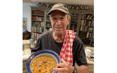 Retired dentist Mitch Lippman took days to perfect his French cassoulet recipe substituting for kosher ingredients.