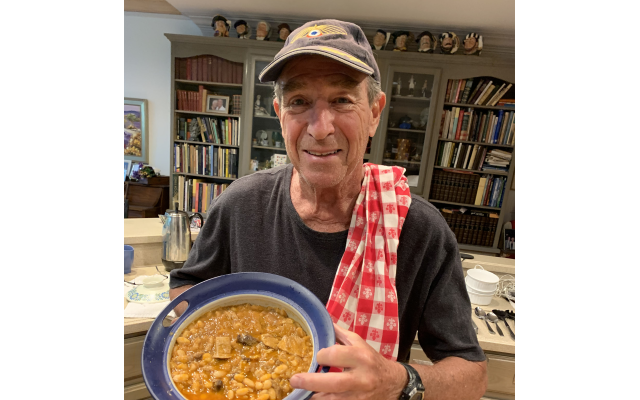 Retired dentist Mitch Lippman took days to perfect his French cassoulet recipe substituting for kosher ingredients.