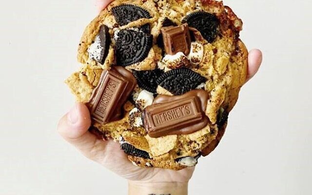 Lindsay Morrison’s larger than life cookie treats are topped with your favorite sweets.