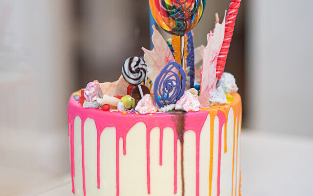 Since Marcy Maya loves candy, Added Touch’s pastry chef created this cake, which had bounds of candy and gummies inside.