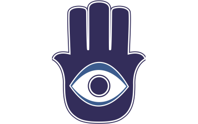 The Hamsa is thought to represent the hand of G-d to ward off evil spirits.