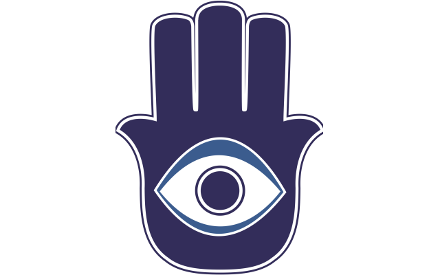 The Hamsa is thought to represent the hand of G-d to ward off evil spirits.