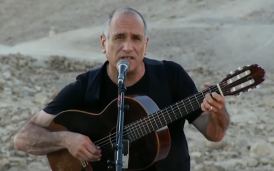 Annually, David Broza stages a summer sunrise concert at the ancient Masada fortress in Israel.