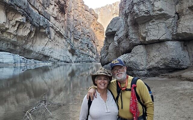 The Shaws at the Santa Elena Canyon in Big Bend National Park in Texas.